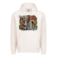 Pale Pink howdy heifer Premium Hoodie - SublimationCraftShop