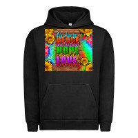 Pigment Black kindness peace inclusion hope equality love diversity Urban Hoodie - HRA Design Shop