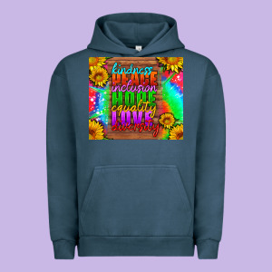 Kindness Peace Inclusion Hope Equality Love Diversity Urban Hoodie Designed By Hra Design Shop