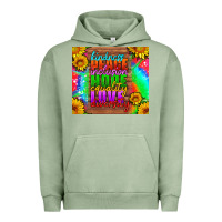 Pigment Oil Green kindness peace inclusion hope equality love diversity Urban Hoodie - HRA Design Shop