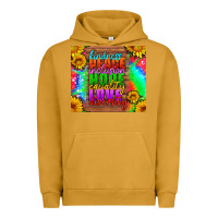 Pigment Peanut Butter kindness peace inclusion hope equality love diversity Urban Hoodie - HRA Design Shop