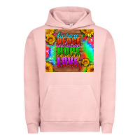 Pigment Salmon kindness peace inclusion hope equality love diversity Urban Hoodie - HRA Design Shop