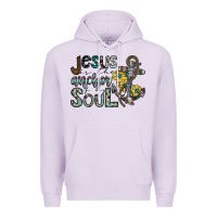Lilac jesus is the anchor of my soul Premium Hoodie - SublimationCraftShop