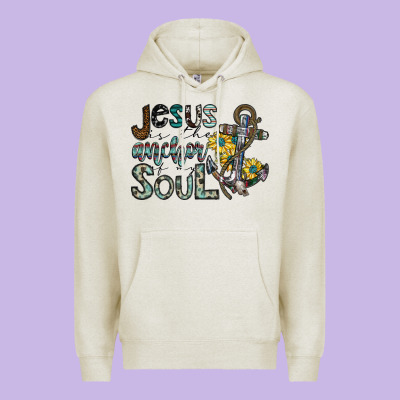 Jesus Is The Anchor Of My Soul Premium Hoodie Designed By Sublimationcraftshop