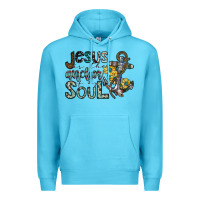 Ocean Blue jesus is the anchor of my soul Premium Hoodie - SublimationCraftShop