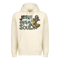 Sandshell jesus is the anchor of my soul Premium Hoodie - SublimationCraftShop