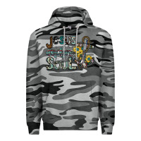 Slate Camo jesus is the anchor of my soul Premium Hoodie - SublimationCraftShop