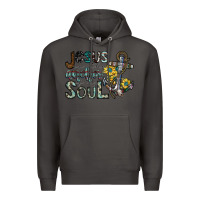 Smoke jesus is the anchor of my soul Premium Hoodie - SublimationCraftShop