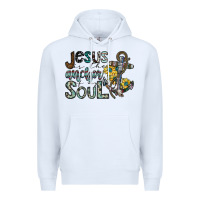 White jesus is the anchor of my soul Premium Hoodie - SublimationCraftShop