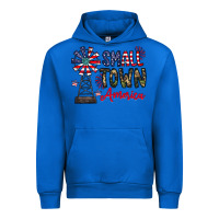 Cobalt small town america Urban Hoodie - CowhideDigitalArt