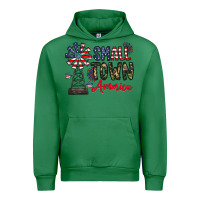 Emerald small town america Urban Hoodie - CowhideDigitalArt