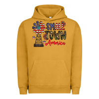 Pigment Peanut Butter small town america Urban Hoodie - CowhideDigitalArt