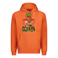 Carrot im the wine lover elf Premium Hoodie - FaDigitalArtStudio