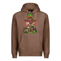 Chestnut im the wine lover elf Premium Hoodie - FaDigitalArtStudio