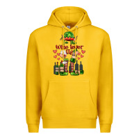 Lemon im the wine lover elf Premium Hoodie - FaDigitalArtStudio