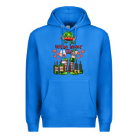 True Royal im the wine lover elf Premium Hoodie - FaDigitalArtStudio