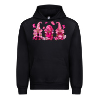 Black breast cancer gnomies Urban Hoodie - FaDigitalArtStudio