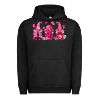 Pigment Black breast cancer gnomies Urban Hoodie - FaDigitalArtStudio