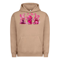 Pigment Burro breast cancer gnomies Urban Hoodie - FaDigitalArtStudio