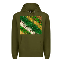 Army Green St. Patrick's Day leopard cowhide glitter tumbler Premium Hoodie - Neo Western