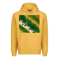 Mustard St. Patrick's Day leopard cowhide glitter tumbler Premium Hoodie - Neo Western