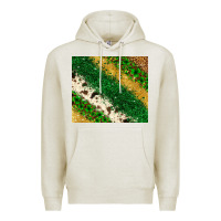 Oatmeal Heather St. Patrick's Day leopard cowhide glitter tumbler Premium Hoodie - Neo Western