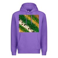 Purple St. Patrick's Day leopard cowhide glitter tumbler Premium Hoodie - Neo Western