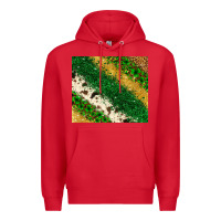 Red St. Patrick's Day leopard cowhide glitter tumbler Premium Hoodie - Neo Western