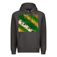 Smoke St. Patrick's Day leopard cowhide glitter tumbler Premium Hoodie - Neo Western