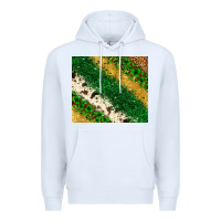 White St. Patrick's Day leopard cowhide glitter tumbler Premium Hoodie - Neo Western