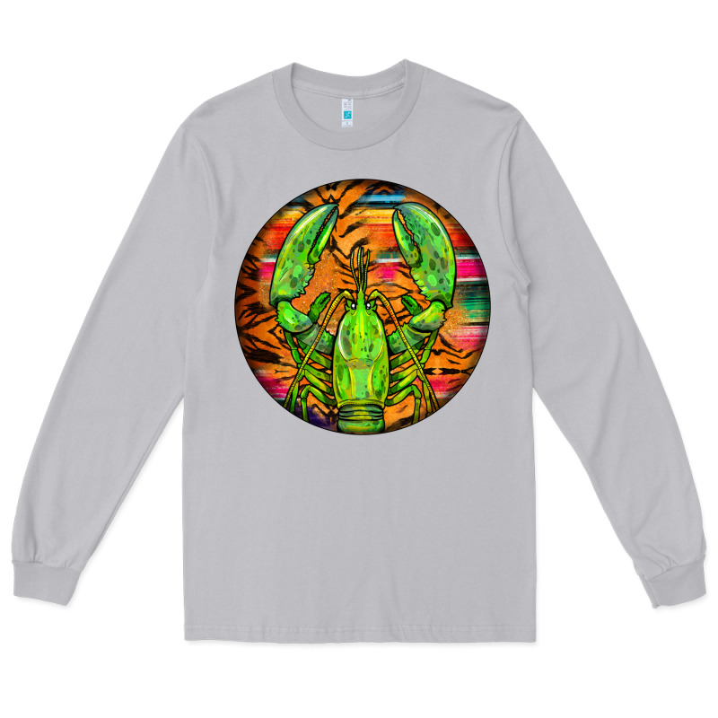 Lobster Round Long Sleeve Tee by BarkalooDesign | Teevron