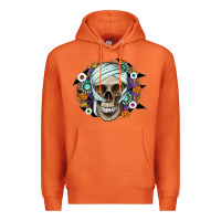 Carrot Halloween Skeleton Premium Hoodie - CowhideDigitalArt