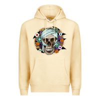 Pina Colada Halloween Skeleton Premium Hoodie - CowhideDigitalArt