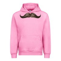 Fuchsia Pink brown moustache fa element Urban Hoodie - FaDigitalArtStudio
