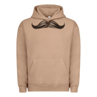 Pigment Burro brown moustache fa element Urban Hoodie - FaDigitalArtStudio