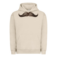 Pigment French Oak brown moustache fa element Urban Hoodie - FaDigitalArtStudio