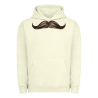 Pigment Pistachio brown moustache fa element Urban Hoodie - FaDigitalArtStudio