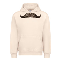 Sandshell brown moustache fa element Urban Hoodie - FaDigitalArtStudio