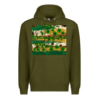 Army Green St. Patrick's Day leopard cowhide shamrock tumbler Premium Hoodie - Neo Western