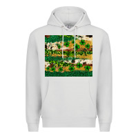 Dove Grey St. Patrick's Day leopard cowhide shamrock tumbler Premium Hoodie - Neo Western