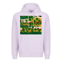 Lilac St. Patrick's Day leopard cowhide shamrock tumbler Premium Hoodie - Neo Western
