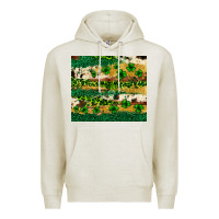 Oatmeal Heather St. Patrick's Day leopard cowhide shamrock tumbler Premium Hoodie - Neo Western