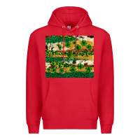 Red St. Patrick's Day leopard cowhide shamrock tumbler Premium Hoodie - Neo Western