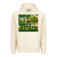 Sandshell St. Patrick's Day leopard cowhide shamrock tumbler Premium Hoodie - Neo Western