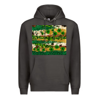 Smoke St. Patrick's Day leopard cowhide shamrock tumbler Premium Hoodie - Neo Western