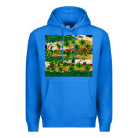 True Royal St. Patrick's Day leopard cowhide shamrock tumbler Premium Hoodie - Neo Western