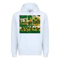 White St. Patrick's Day leopard cowhide shamrock tumbler Premium Hoodie - Neo Western