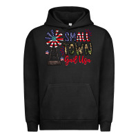 Pigment Black small town gail usa Urban Hoodie - CowhideDigitalArt