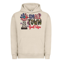 Pigment French Oak small town gail usa Urban Hoodie - CowhideDigitalArt