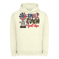 Pigment Pistachio small town gail usa Urban Hoodie - CowhideDigitalArt